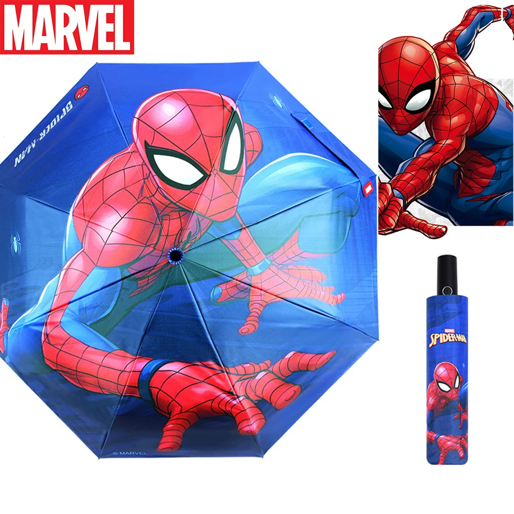 

Cartoon Portable Foldable Umbrella Children Kid Girl Boy Baby Spider-Man Parasol Windproof Rain Umbrella Easy Opening Folding