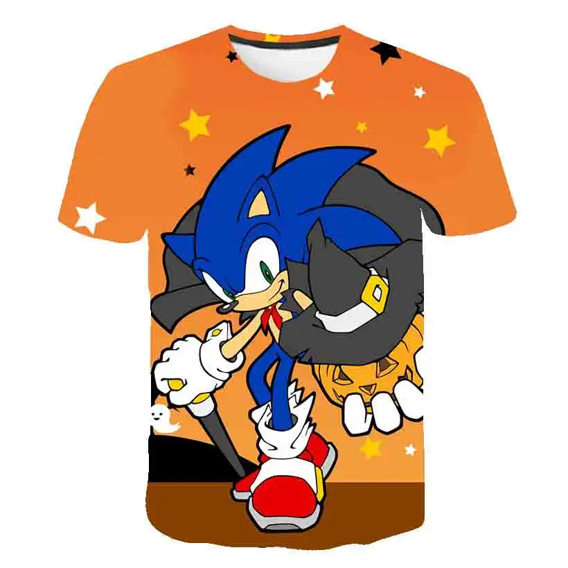 Sonic/Одежда для маленьких мальчиков с объемным рисунком Коллекция 2020 года Сезон
