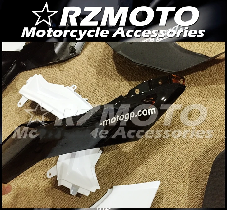 

High quality New ABS Fairings Kit Fit for Kawasaki Ninja300 EX300 2013 2014 2015 2016 2017 ZX300R 13 14 15 16 17 Black White elf