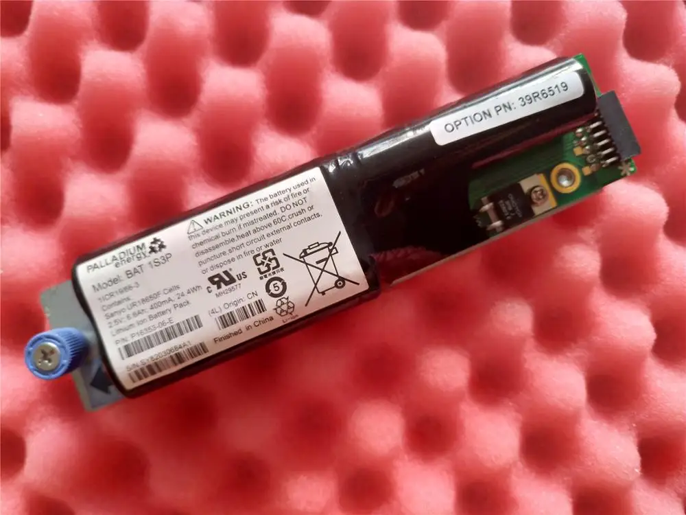 Оригинальная батарея контроллера BAT 1S3P SupStone для Dell C291H JY200 FF243 powerveld MD3000 MD3000i DS3400 |
