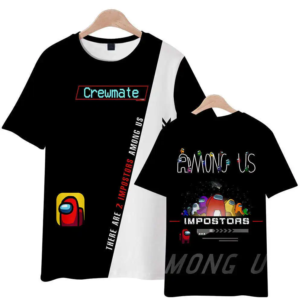 

Summer New T-Shirt Popular Game Among Us Imposter T-Shirt Men Women Fashion Tops Teen Cartoon T-Shirt Fashion Harajuku Anime Top