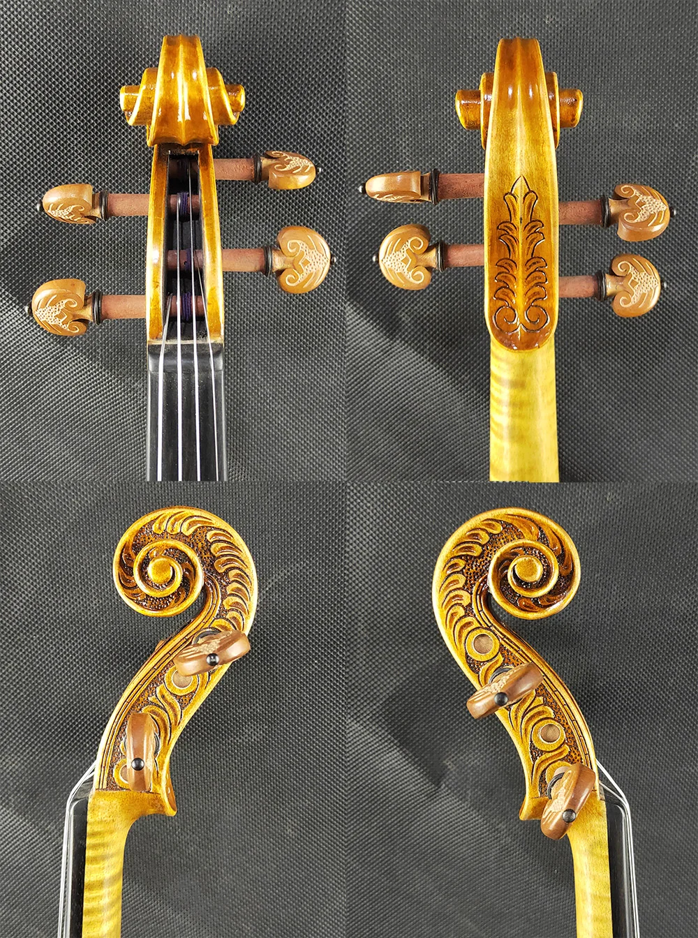 Скрипка SELECTED Strad Royal цветок de Lys размер 4/4 #2394 уровень концерта с красивыми ручками