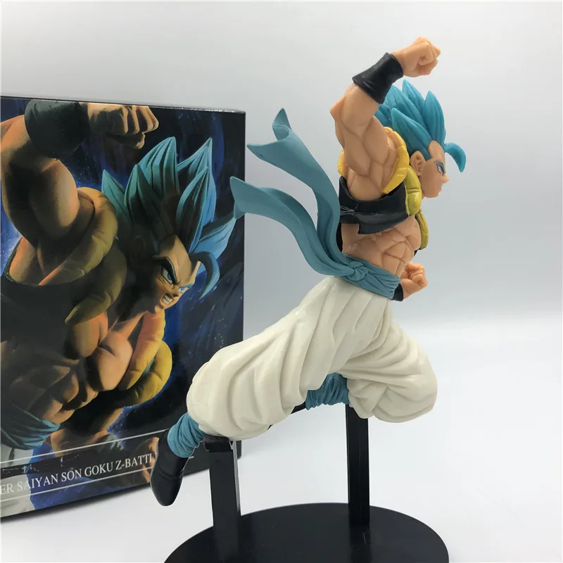 Фильм Ver. Dragon Ball Z Gogeta голубые волосы против супер броли конечный солдат DBZ Гоку Вегета Супер Саян фигурка 20 см