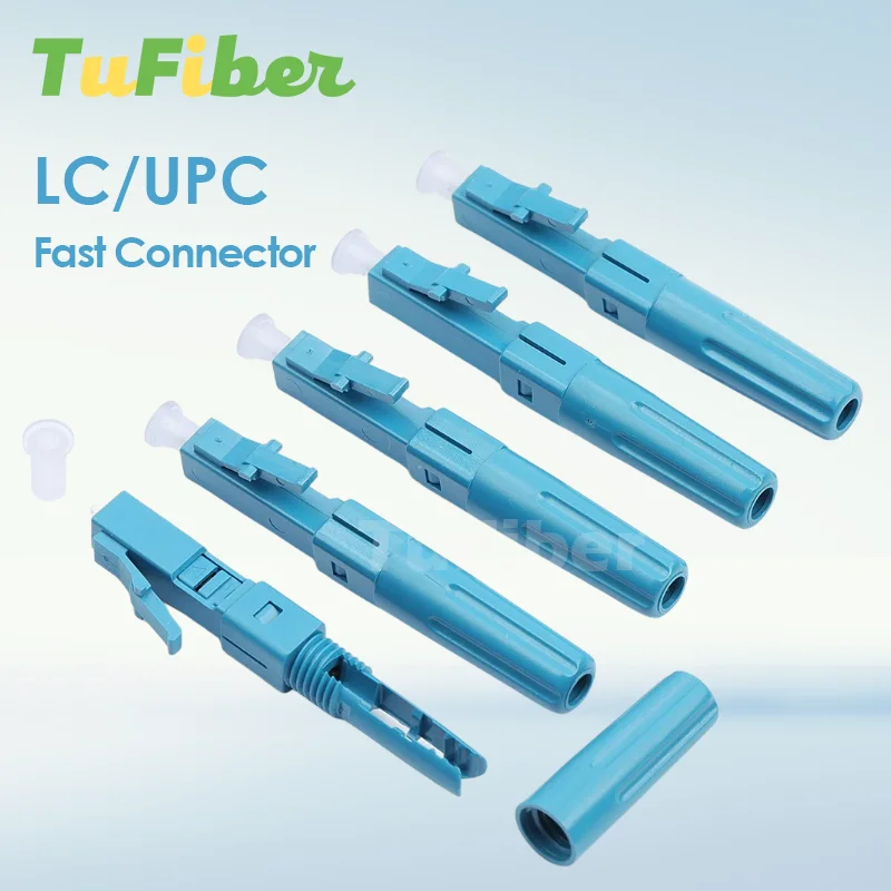 FTTH LC UPC and LC APC Single-Mode Optical Fiber Quick Connector LC Fiber Optic Fast Connector Assembly