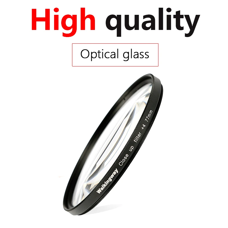 Walkingway Macro Close up Lens Filter 52mm Macro Filter 62mm 37mm 67 72 77 82 55 58 40.5 49mm Filtor for DSLR SLR Camera