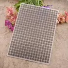 Пластиковый рельефный шаблон с буквами 3d, Рождественская фотография для скрапбукинга, сделай сам, Подарочная открытка, рукоделие, декоративные принадлежности