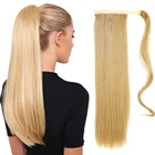 Длинные волнистые волосы в виде конского хвоста, термостойкие синтетические волосы для наращивания волос вокруг конского хвоста для женщин, Волшебная паста