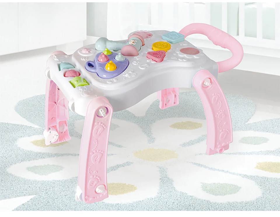IMBABY От 0 до 1 года детские многофункциональные детские ходунки игрушка треугольник структура Анти-опрокидывание детей обучения ходунки ребенка strole