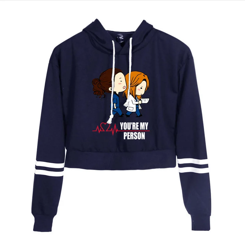 American Tv Series Grey'S Anatomy Hoodies Casual Hoodie You'Re My Person Sweatshirt Pullover Tops XXS-2XL