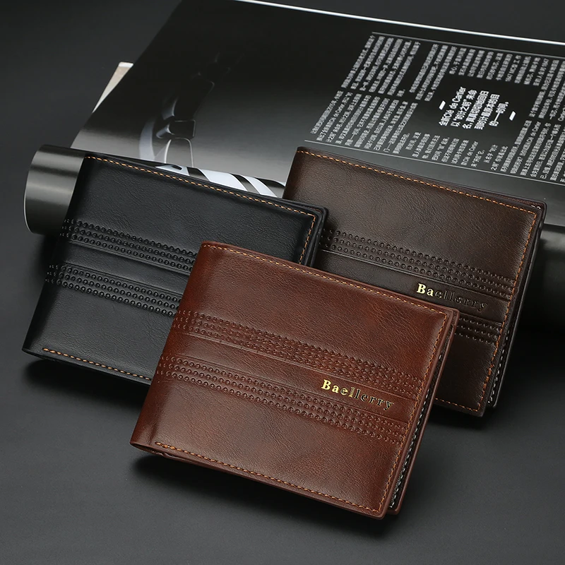 Бумажник для делового мужчины держатели кредитных карт модные кошельки денег