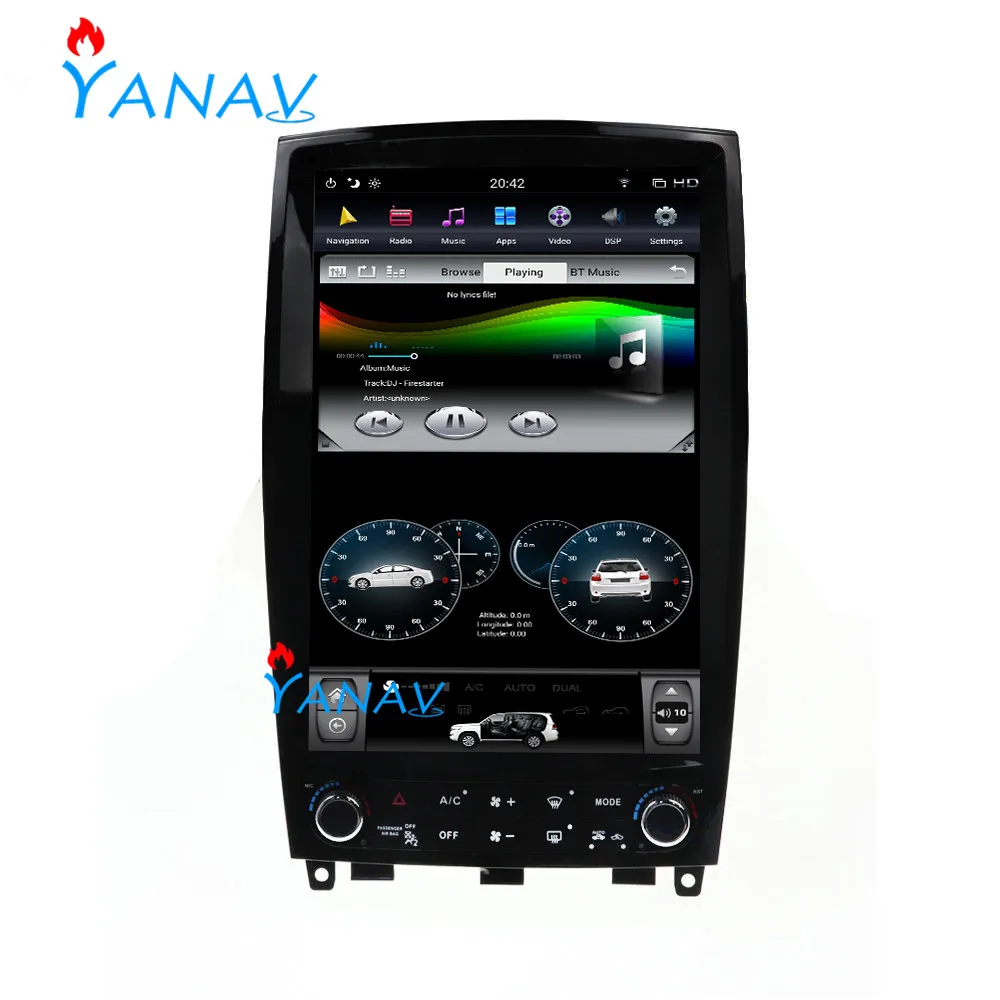 

12.1 inch PX6 Vertical Screen Android 9.0 Car Radio For-Infiniti QX50 2015-2017 Gps Android navigation Car Audio Radio DVD playe