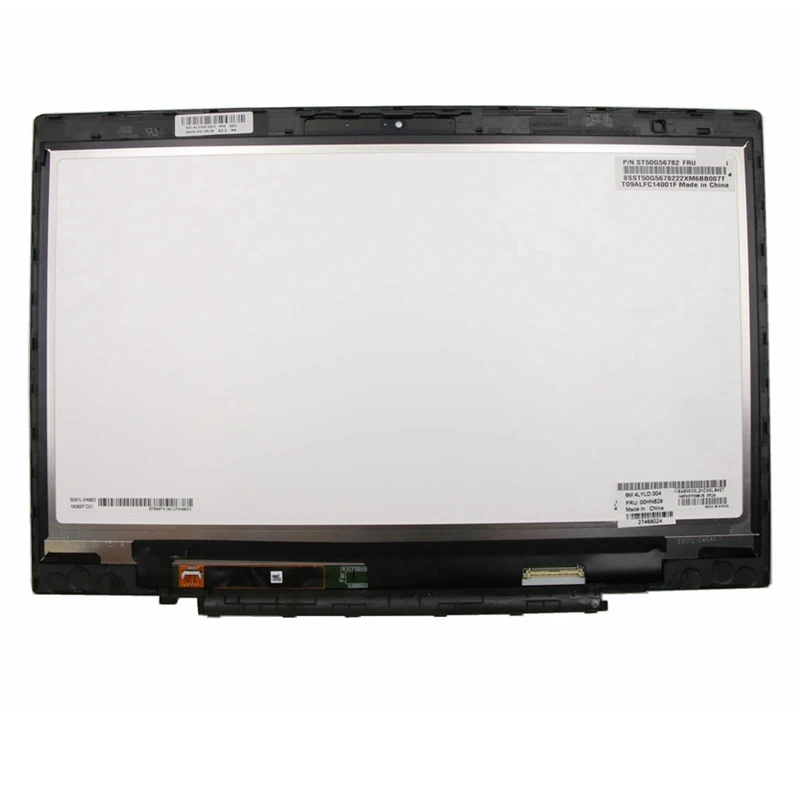 14 0fhd ips lcd touch screen digitizer assembly lp140qh1 spa2 for lenovo thinkpad x1 carbon 3rd gen 20bs 20bt with frame bezel free global shipping