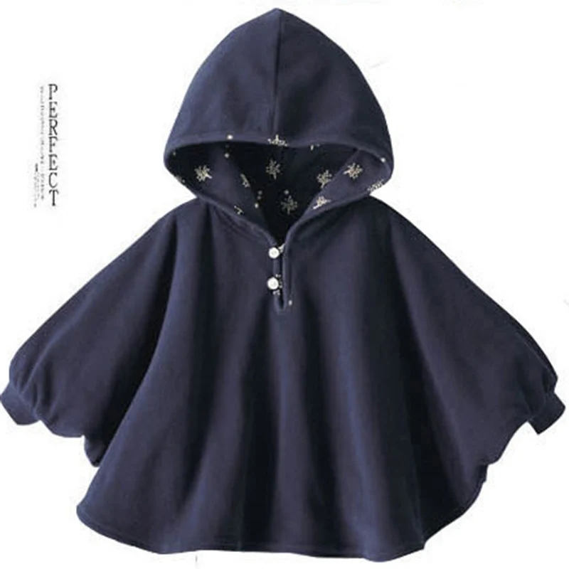 От 0 до 2 лет детская зимняя одежда для мальчиков и девочек Двусторонняя плащ с