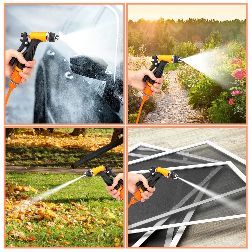 Купить Портативная автомобильная мойка высокого давления, умная Электрическая Мойка для автомобилей, 12 В, уличный очиститель для кемпинга и путеш...