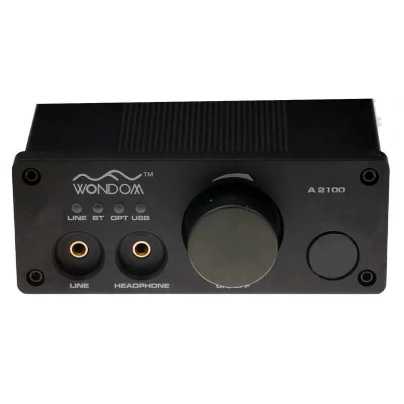 A2100 2x100 ватт 6 Ом Класс D аудио усилитель проводник w Bluetooth и ИК пульт дистанционного управления TDA7498