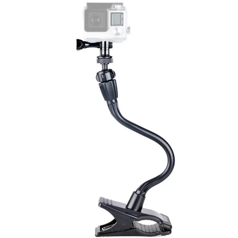 Гибкий Длинный поворотный зажим для крепления на зажиме Gopro Hero 7 6 5 4 DJI Xiaomi Yi