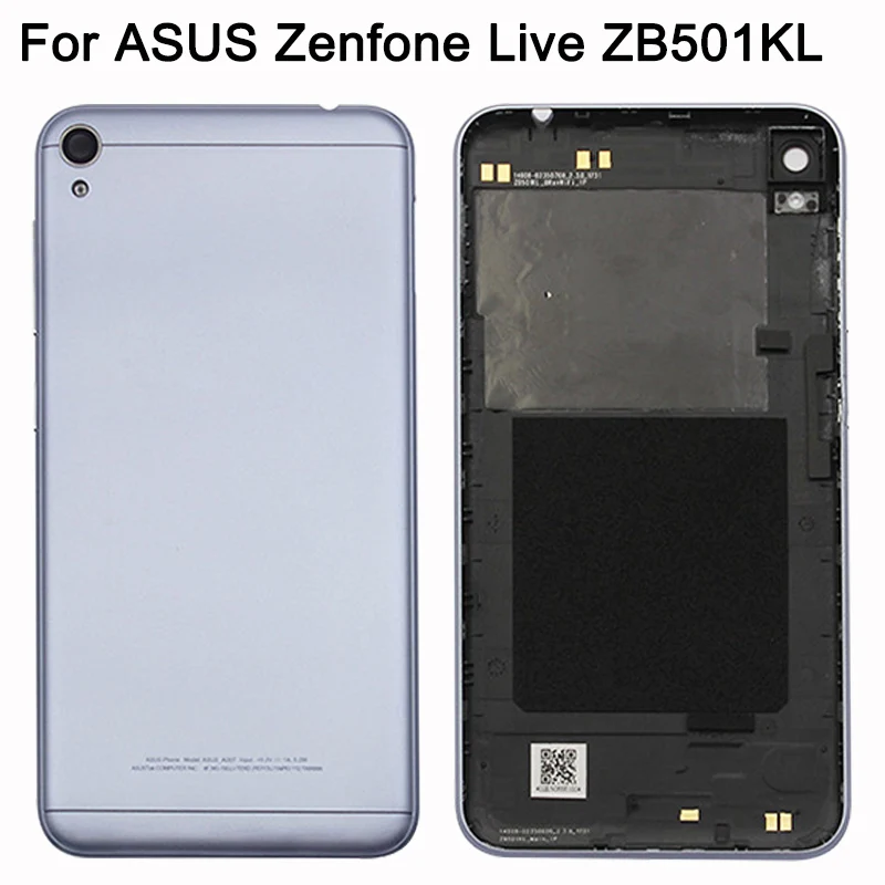 Новый чехол для аккумулятора ZB501KL задняя крышка ASUS Zenfone Live Задняя стеклянная