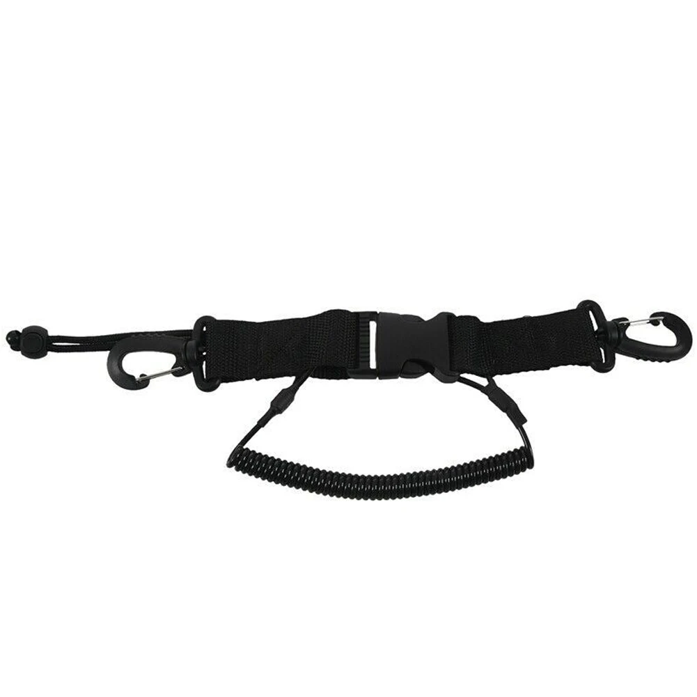 

Climbing multi-function Underwater Diving Camera Durable Safety Spring Anti Lost Lanyard Coil Rope Strap Buckle Carabiner Hook