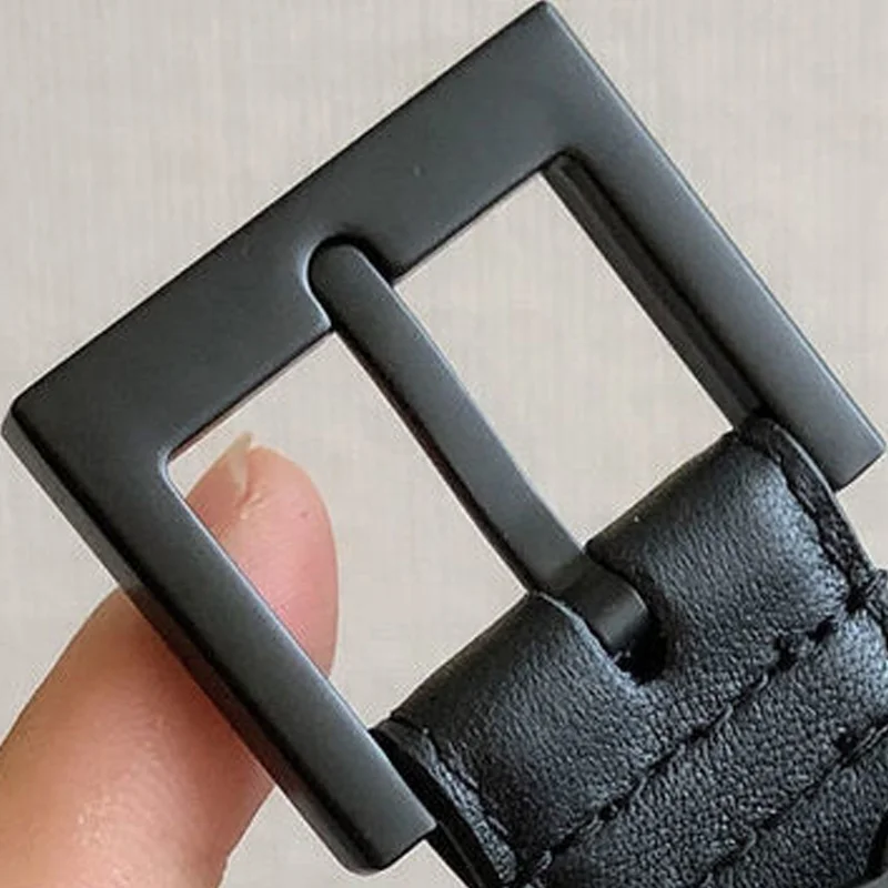 

2021-6-16 High quality genuine leather 3cm width belt