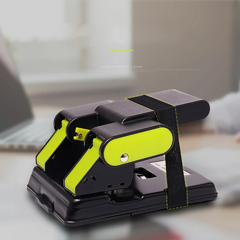 

Heavy Duty Double Hole Puncher Paper Scrapbooking Document Punching Machine School Office Stationery