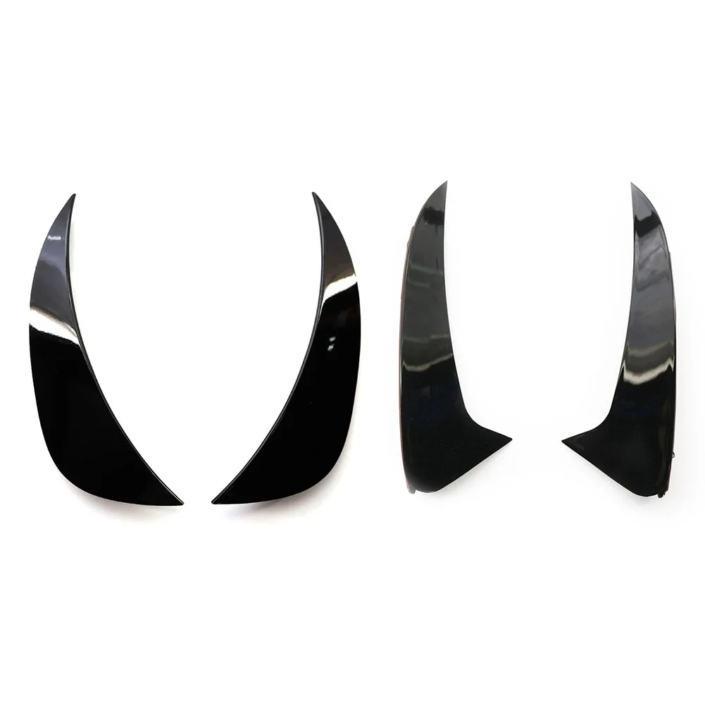 

1 Pair Rear Front Bumper Spoiler Air Vent ABS Cover Side Canard for Mercedes-Benz C Class W205 AMG 2015-2018