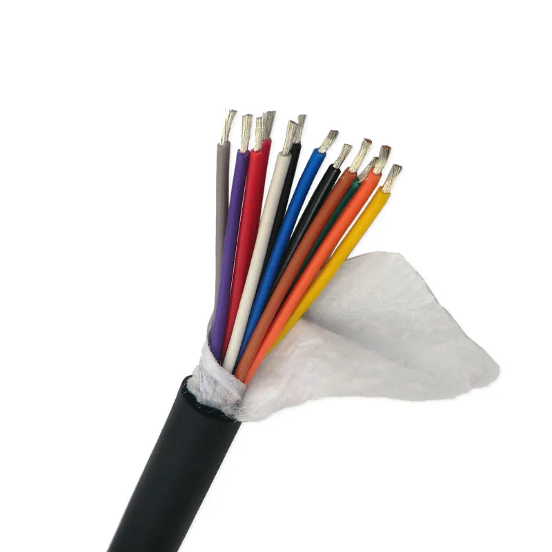 12 ядерный кабель гибкий контрольный провод 0 14 2 0.3mm ² 26awg 24awg 22awg луженая медь более