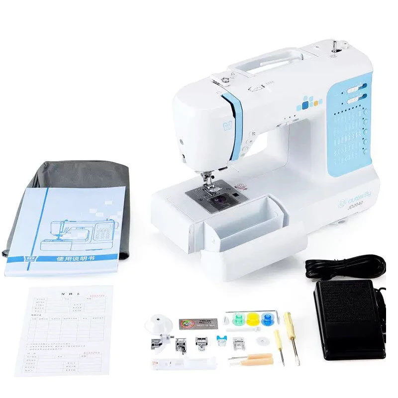 Электронная швейная машина JD2040 с автоматической защелкой и утолщением|Швейные