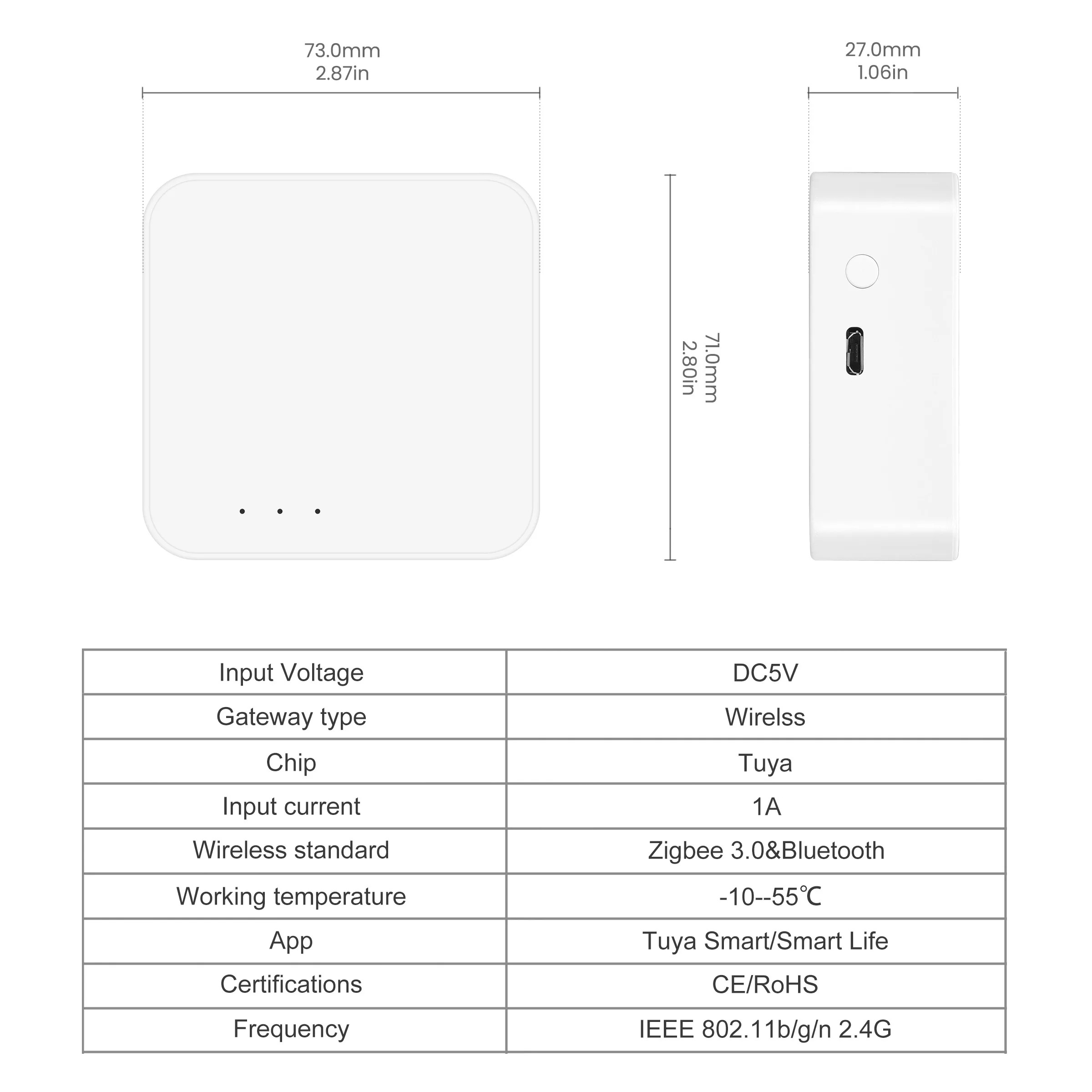 Умный беспроводной сетевой хаб ZigBee 3 0 с поддержкой Wi-Fi и Bluetooth | Электроника