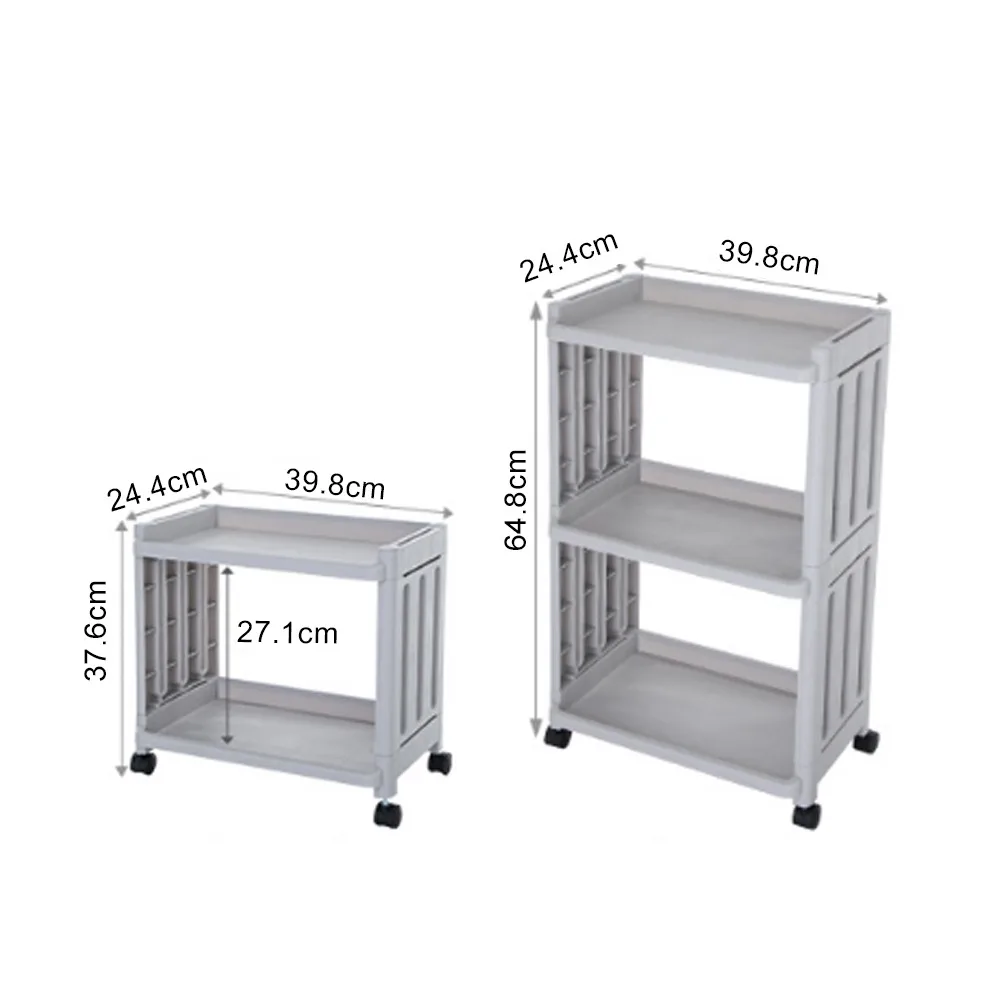 

Widened Removable Storage Shelf Multilayer With Wheels Wider Cart Shelf Storage Stand Clothes Sundries Finishing Home Organizer