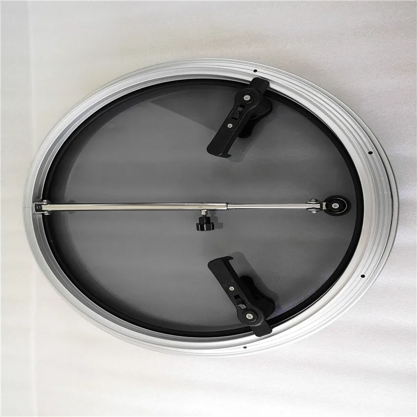 Алюминиевое круглое палубное окно для люка с закаленным стеклом 6 размеров