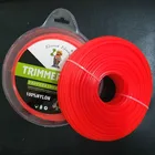 2,4 мм3 мм 1LB скашивания нейлоновая веревка Strimmer кусторез Триммер длинный круглый квадратной триммер голова нейлоновая нить 55 м65 м