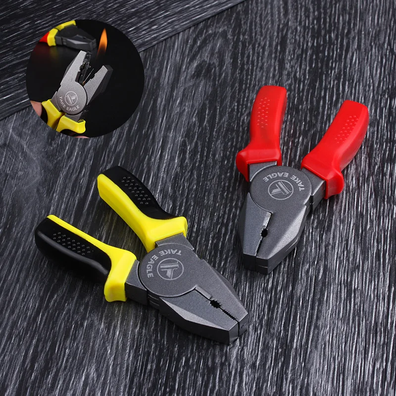 

Compact Jet Butane Gas Lighter Creative Vise Metal Lighter Inflated Bar Gadgets For Man