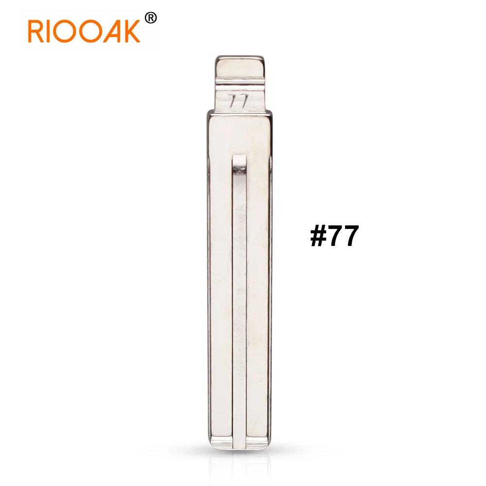 RIOOAK 10 шт./лот #77 lishi HY22 металлическая заготовка необработанный откидной ключ KD VVDI
