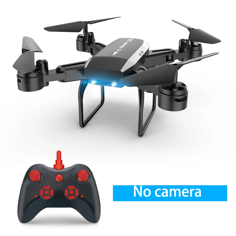 No camera KY606D Дрон 4k HD аэрофотосъемка 1080p четырехосный летательный аппарат 20 минут давление полета Hover ключ взлет Rc вертолет - Цвет: No camera