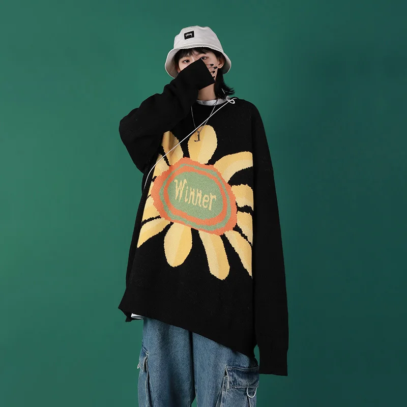 Осенне-зимние свободные свитера для женщин верхняя одежда свитер студентов |