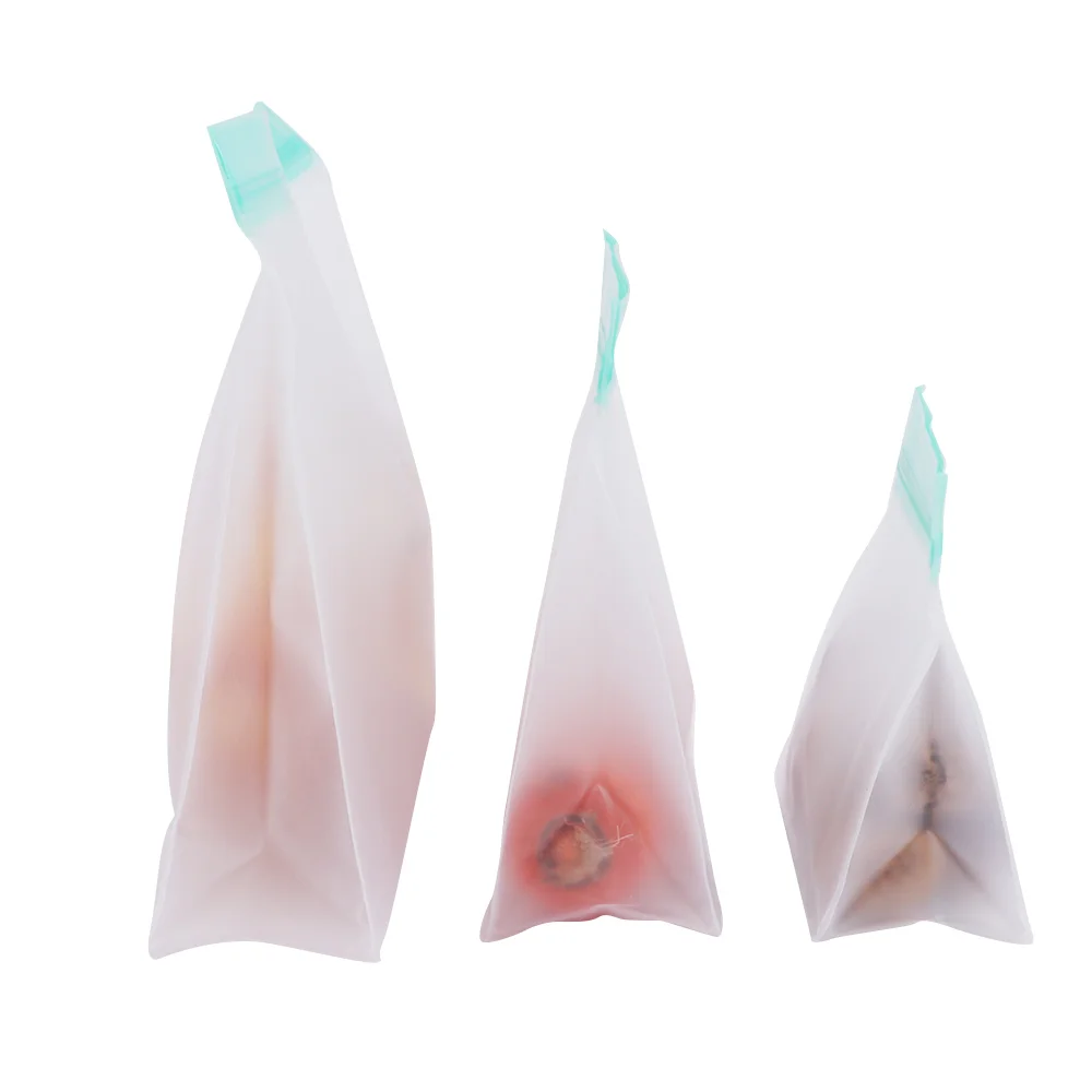 Многоразовый пакет для хранения пищевых продуктов PEVA улучшенный герметичный