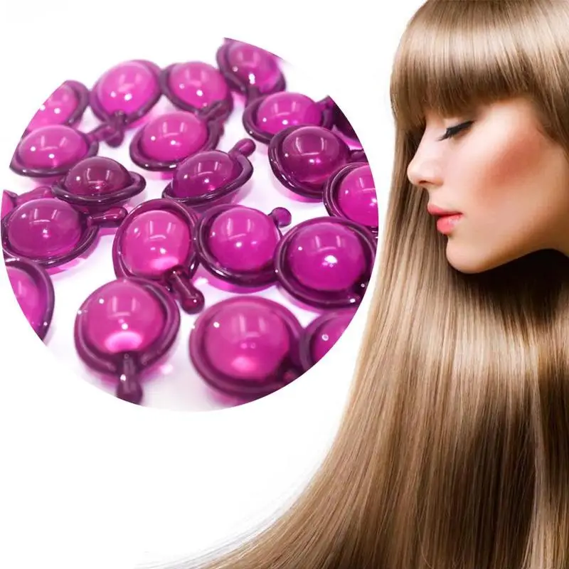 

5pcs Complex Oil Smooth Silky Hair Mask Repair Damaged Vitamin Hair Capsule Treatment Pro Keratin Hair Serum Moroccan Oil