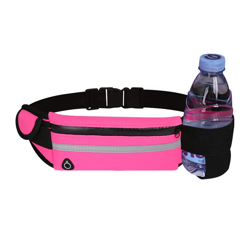 

Sports Running Waist Bag Unisex Mobile Phone Running Belt Waterproof Men Women Tactical Invisible Running Bag with Drink Holder