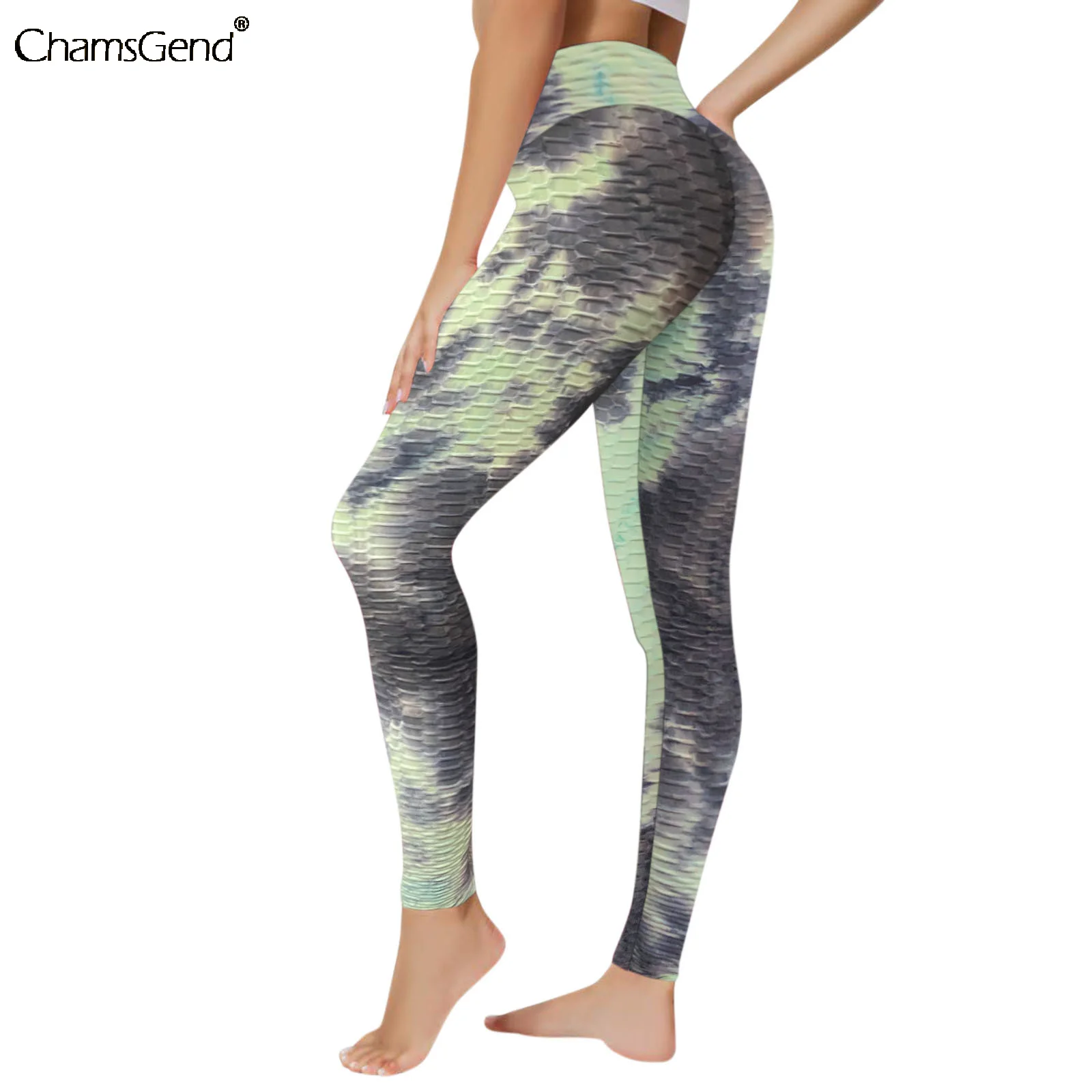 

Women's Tie Dye Snakeskin Print Leggings High Waist Stretchy Long Pants Butt Lift Pencil Pants Quick Dry Yoga Pants