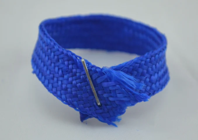 5 м 8 мм хлопковая сетка черный + синий плетеный рукав для DIY Hifi гарнитуры наушников
