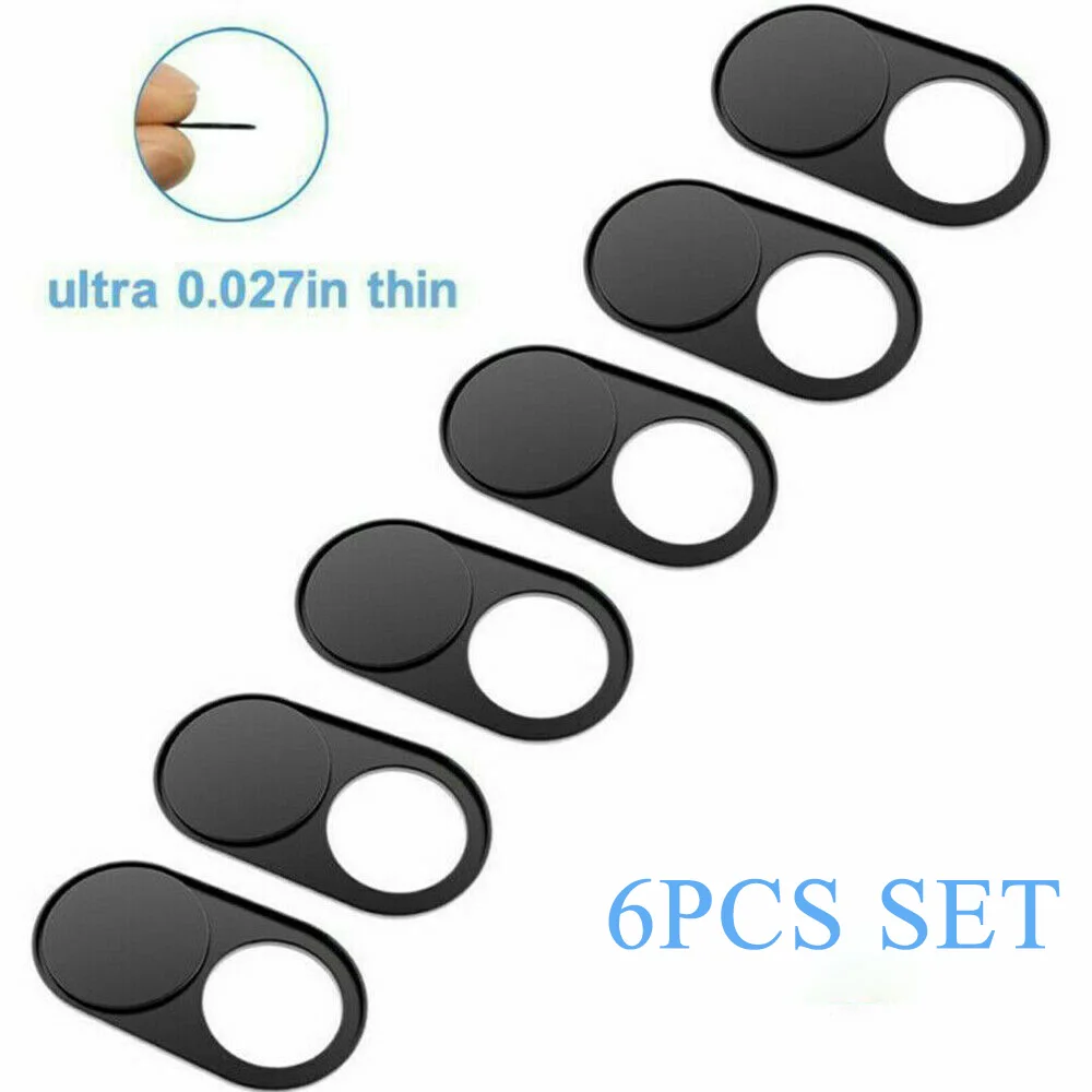 

6PCS Webcam Web Camera Security Cap Ultra-Thin Slide For IMac Laptop PC Phone For Cover Over Camera Lens