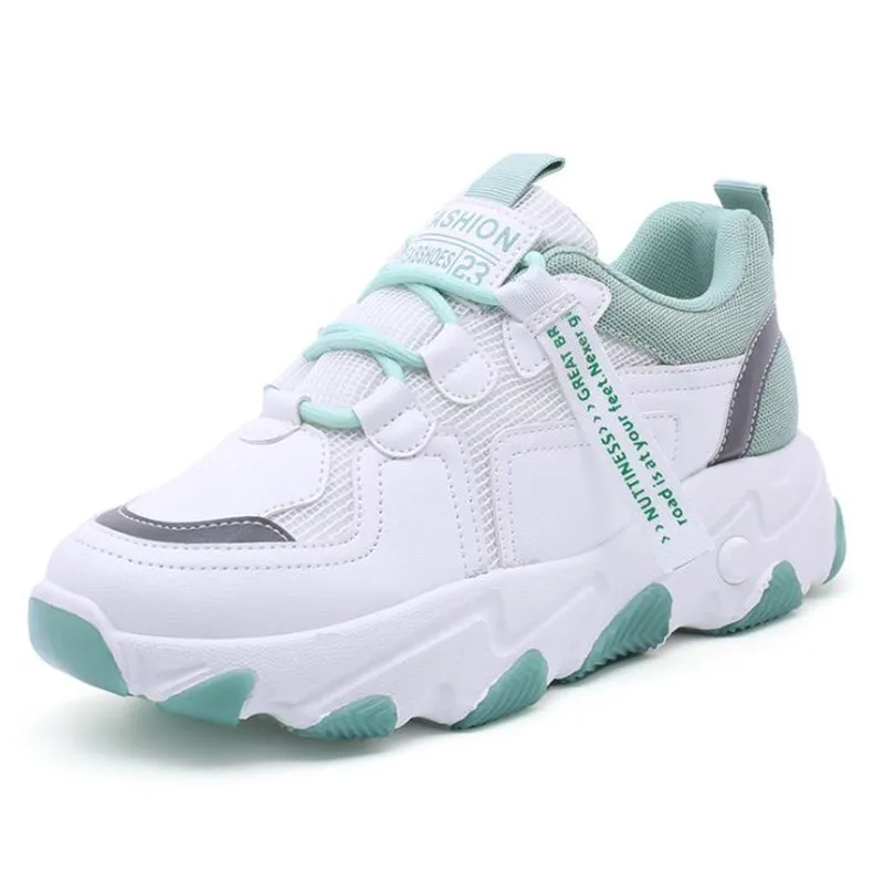 

BZBFSKY Ms big 5 cm thick bottom sneakers, lace-up, leisure, sulfide, luxurious, designer, ms, fashion sports shoes, in 2021