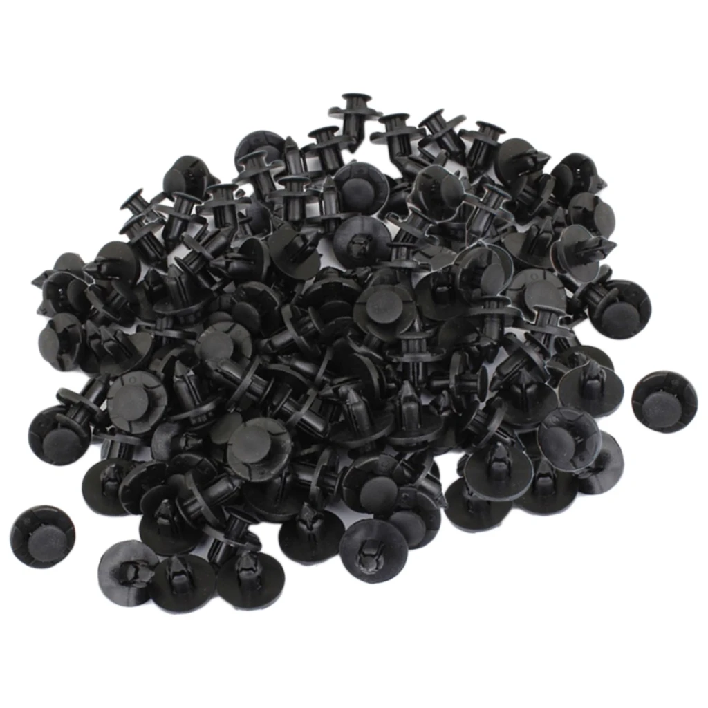 

50 Pairs Universal Nylon Push-type Pin Rivet Trim Clip Body Interior Kit