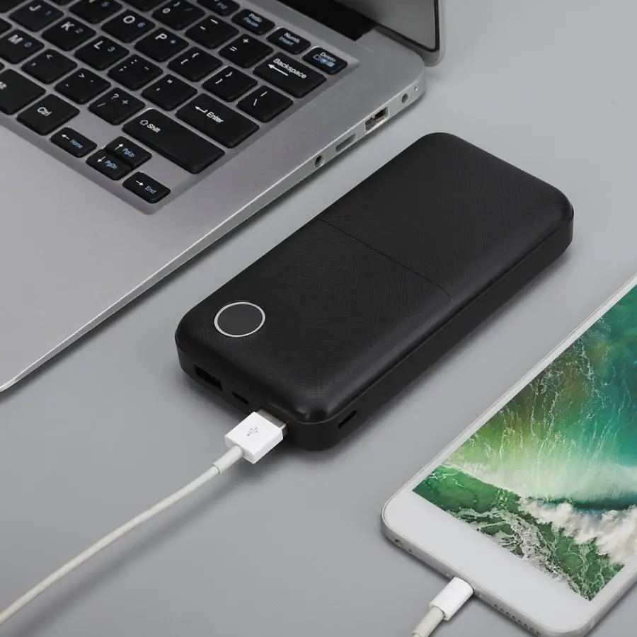 Чехол для портативного внешнего аккумулятора 20000 мАч чехол с цифровым дисплеем