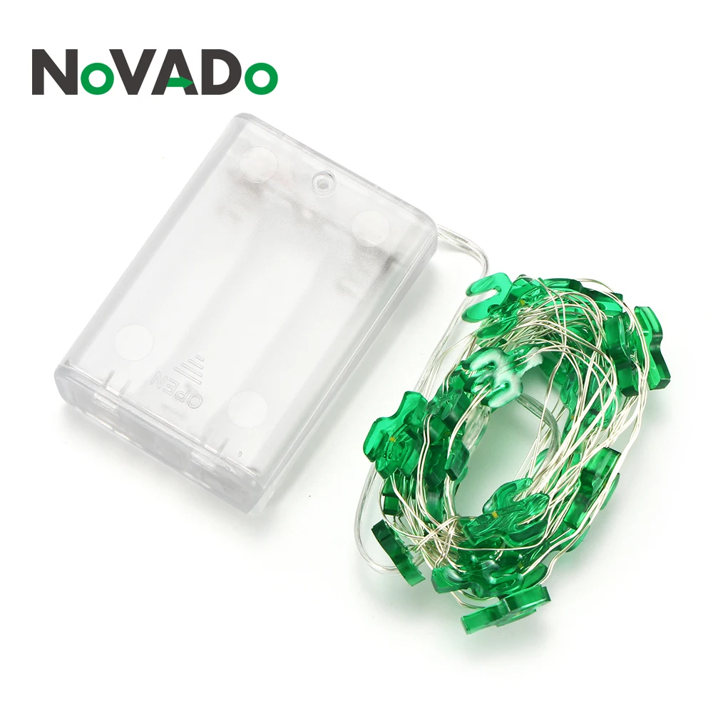 2 шт. 3 м Медь Лампа Рождественская елка украшения Крытый кактус светодиодный