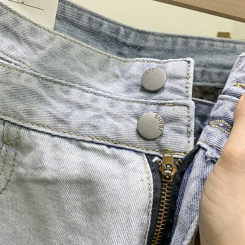 

Gradient Denim Shorts Women Summer 2021 High Waist Wide Leg Jeans Short Korean Fashion Style Ladies Casual Bottoms Baggy Shorts