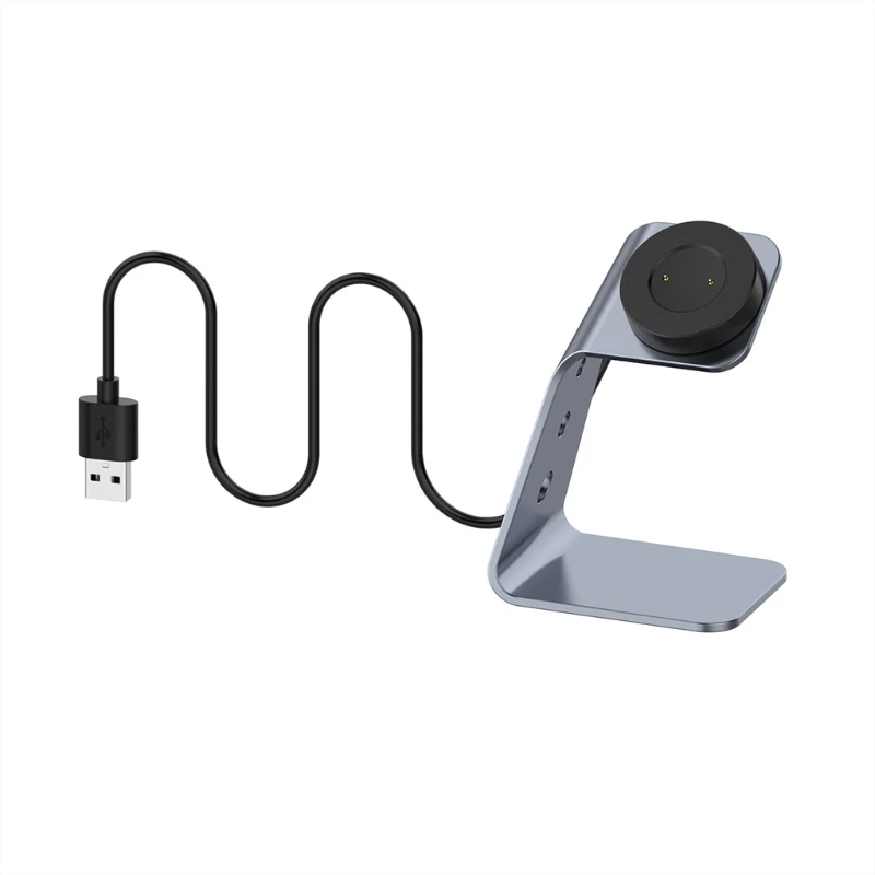 

MXLC Charger Stand Compatible with -Watch GT, GT2, GT 2e, GS Pro - USB Aluminum Charging Dock 5ft 150cm - Smartwatch