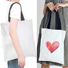 Сумка для покупок серии Love, женская сумка через плечо, многоразовая женская сумка, Складная портативная сумка, Высококачественная сумка для покупок