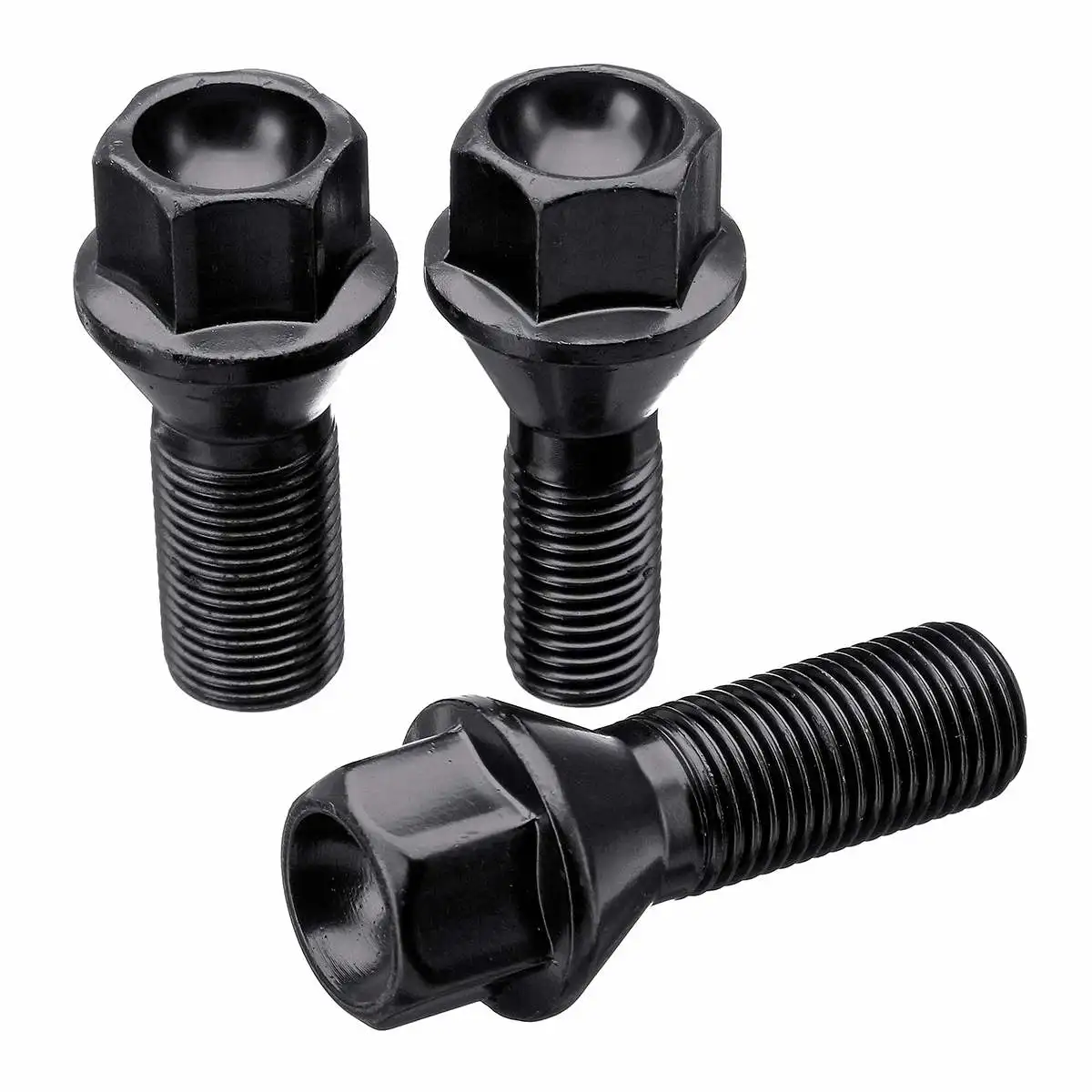 Наконечники для автомобильных колес Болты Гайки шпильки Винты M12 x 1 5 M14 25 ЧЕРНЫЙ BMW