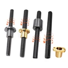12 шт. 1 м анти-резьба левая рука 45 стальной Т-образный винт диаметр 12 14 16 18 20 22 24 25 28 30 свинцовый 3456 мм Запчасти для станков с ЧПУ